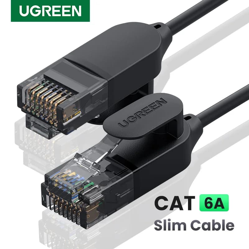 Cat 6a Ethernetkabel, 10Gbps netwerkkabel (patch cord)