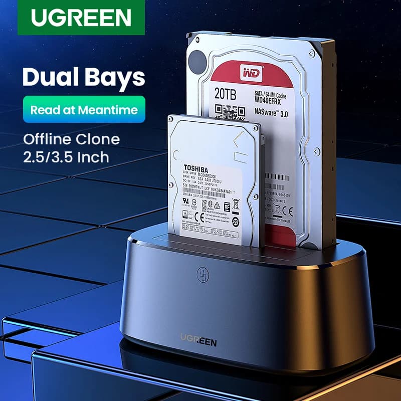 SATA naar USB 3.0 HDD-dockingstation voor 2.5/3.5 inch schijven