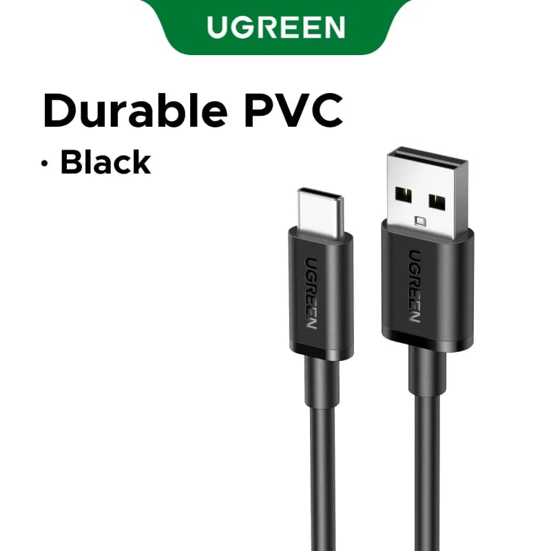 USB-A naar USB-C kabel, 3A, 0,25-3m