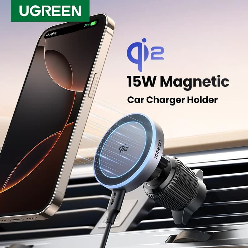 Qi2 15W magnetische auto draadloze oplader voor iPhone