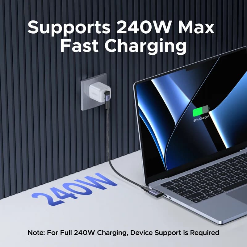 2-pack haakse USB-C naar USB-C adapter