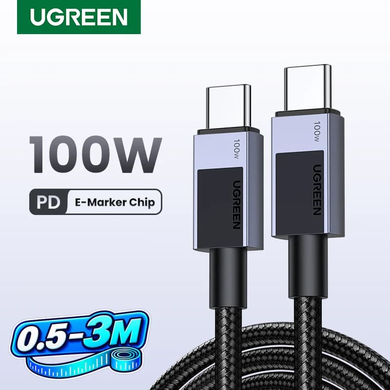 USB-C naar USB-C Kabel, 100W PD, 5A