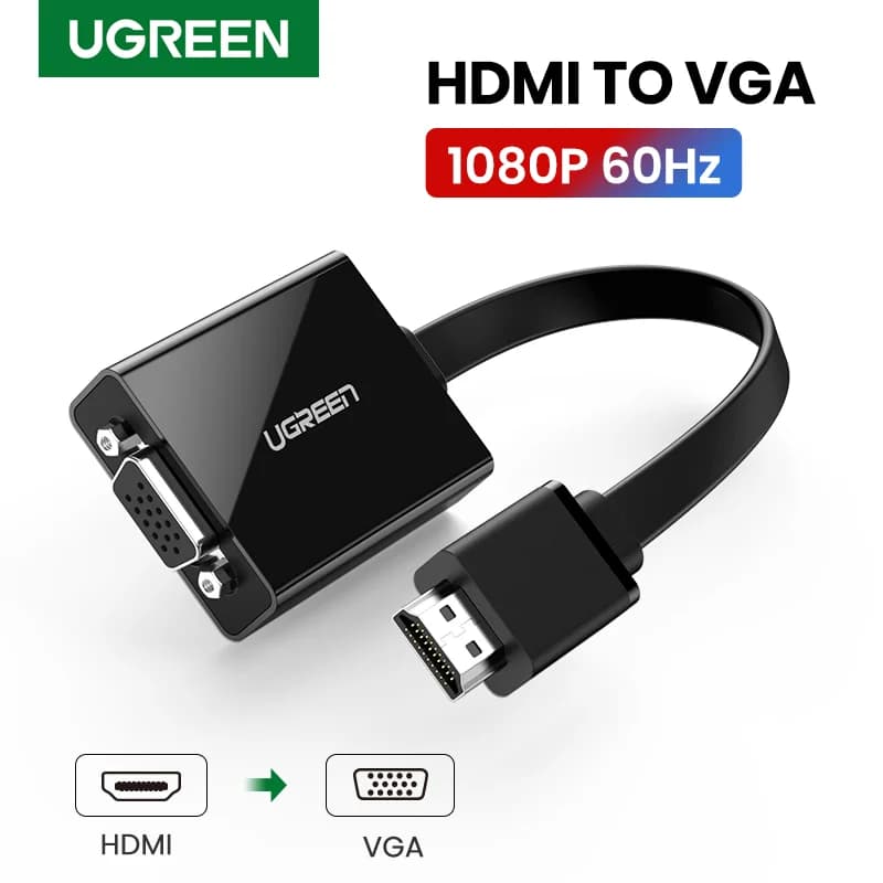 HDMI naar VGA adapter met 3,5mm audio, 1080P
