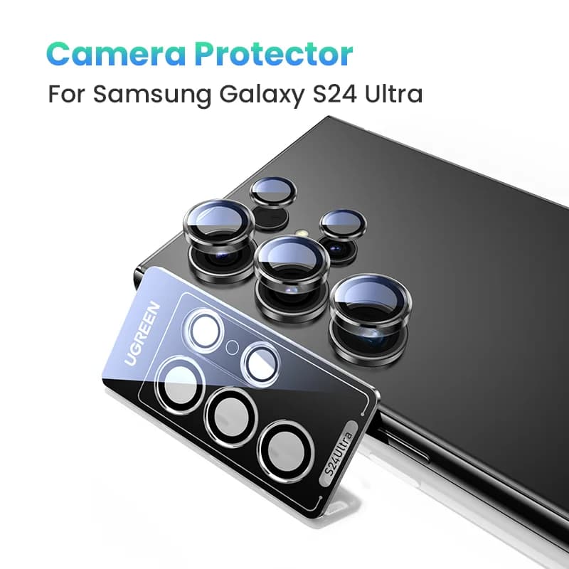 Volledig bedekkende camera-lensbescherming voor Samsung Galaxy
