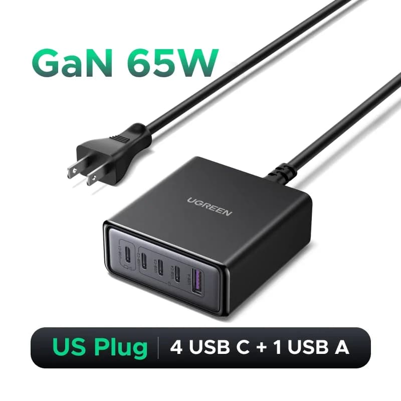 200W GaN Desktoplader, US-stekker