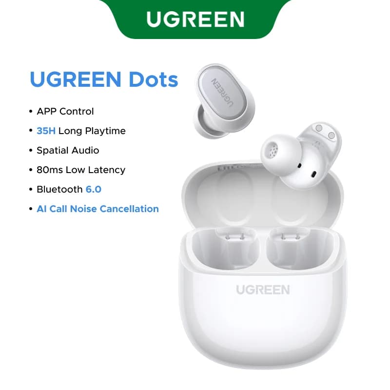 Draadloze oordopjes met Bluetooth 6.0 en app-bediening