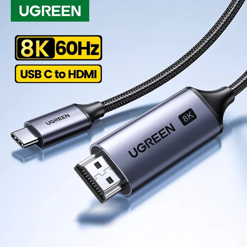 USB-C naar 8K HDMI-kabel, 60Hz, 4K 120Hz