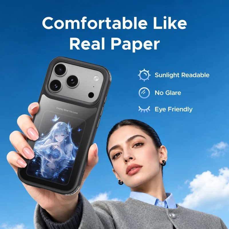 E-ink scherm magnetische hoes voor iPhone Pro Max