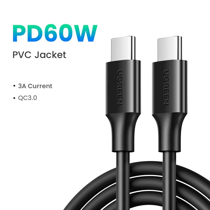USB-C Kabel 90 Graden, 100W PD, Gaming