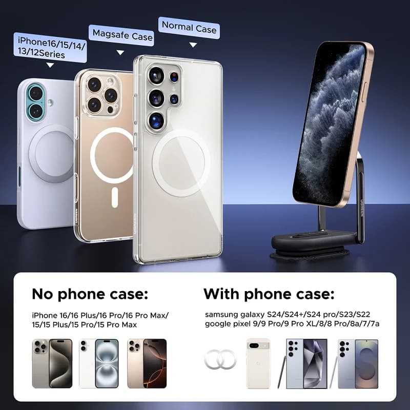 Magnetische Dashboard Autotelefoonhouder, 360° Draaibaar