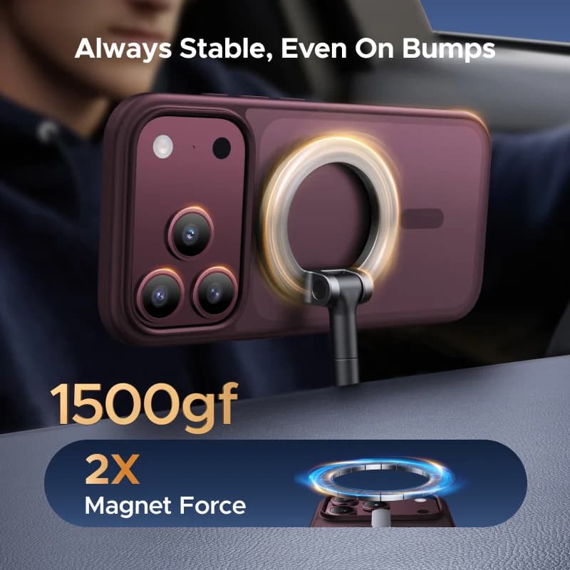 Magnetische schokbestendige TPU telefoonhoesje