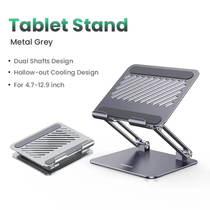 Aluminium tablet- en telefoonstandaard