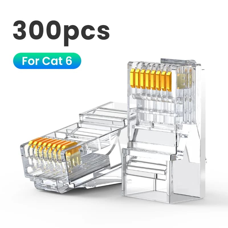 Cat6 RJ45 ethernetnetwerk kabelconnectoren