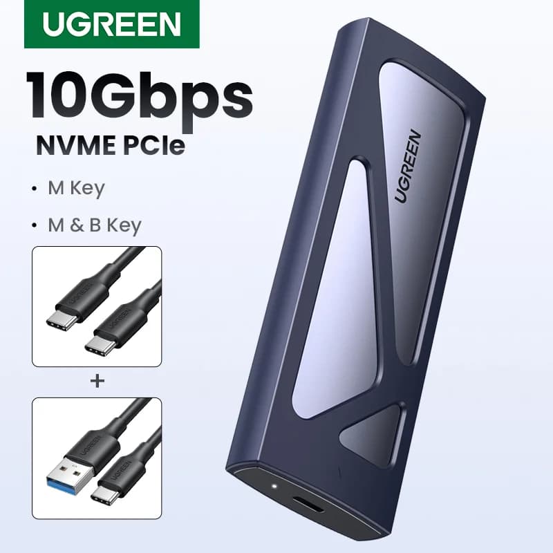 M.2 NVMe SSD-behuizing USB-C 5Gbps