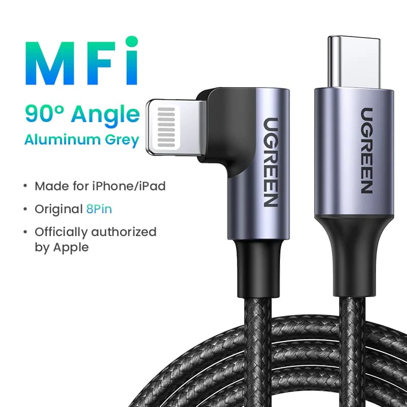 USB-C naar Lightning-kabel, 20W PD, MFi