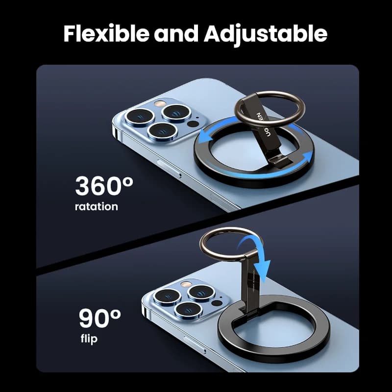 360° draaibare magnetische telefoonringhouder