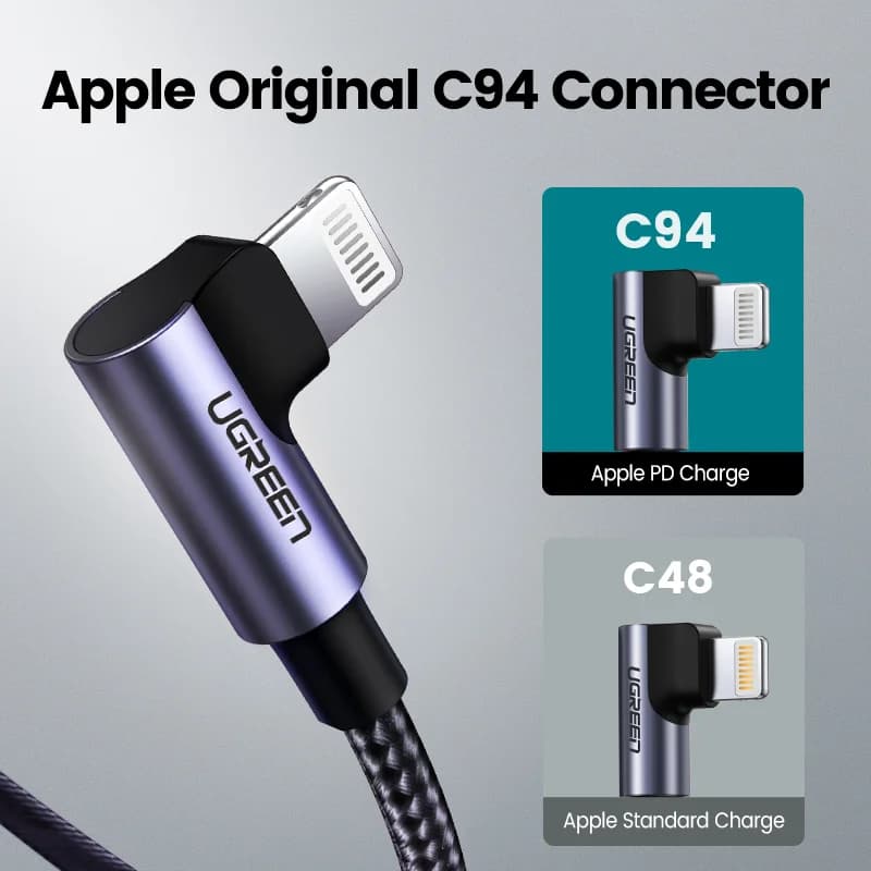 MFi USB-C naar Lightning Kabel, PD 20W