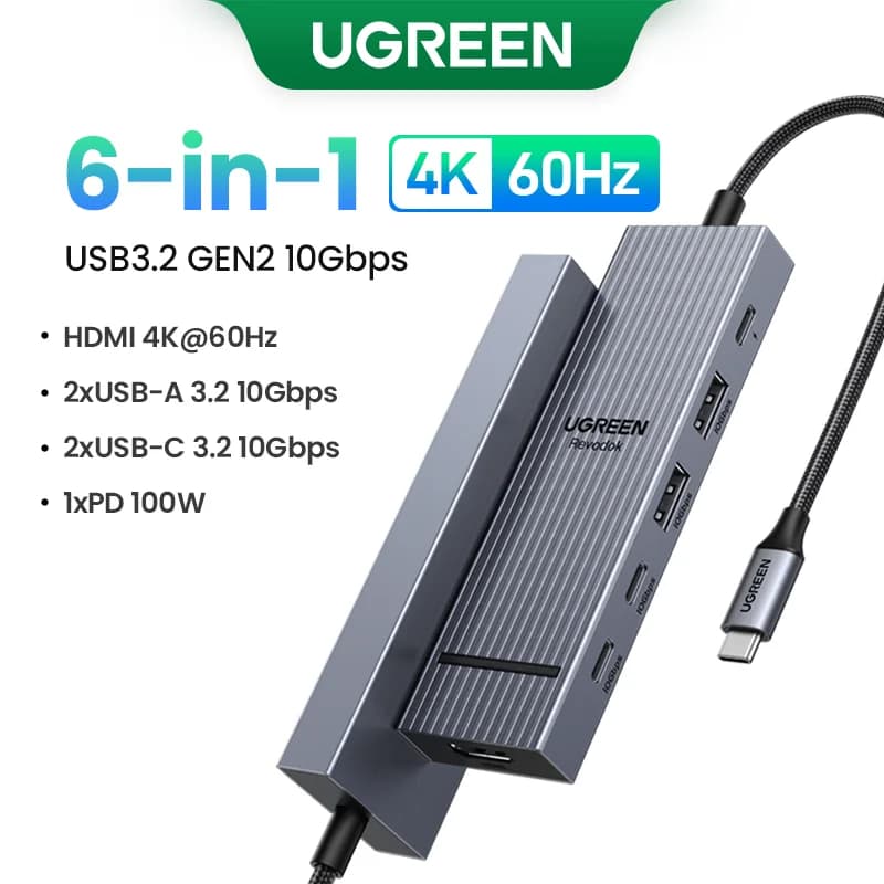 USB-C Hub met 4K HDMI & 100W PD