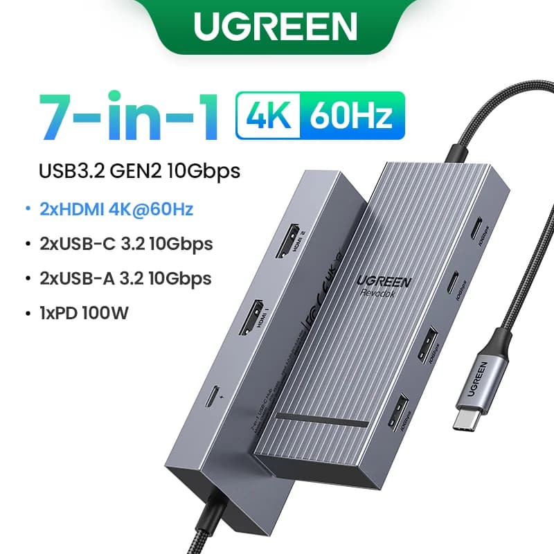 USB-C Hub met 4K HDMI & 100W PD