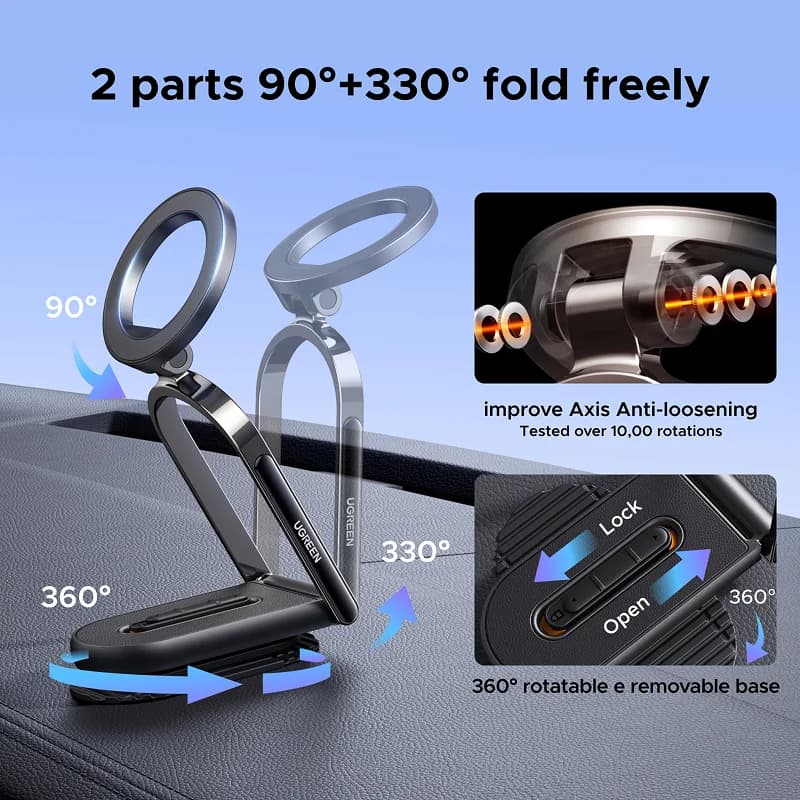 Magnetische Dashboard Autotelefoonhouder, 360° Draaibaar