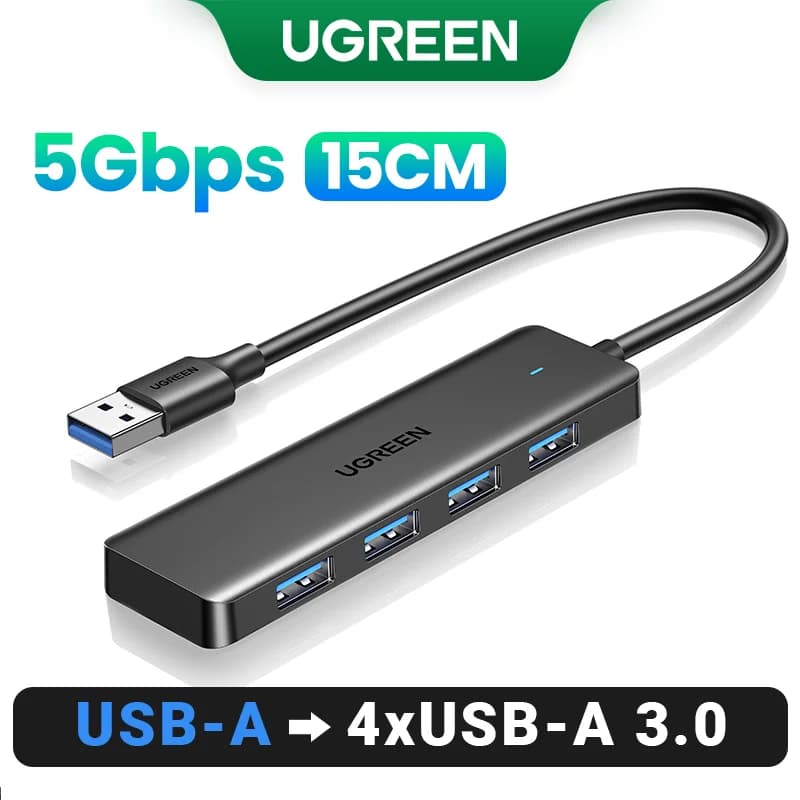4-poorts USB 3.0 & USB-C Hub